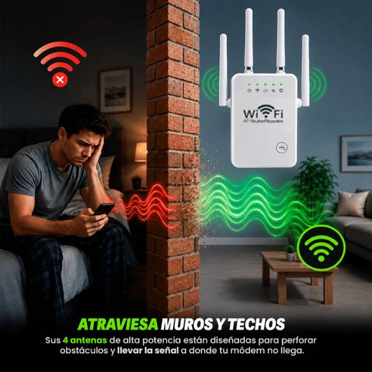Repetidor y Amplificador Señal Wifi
