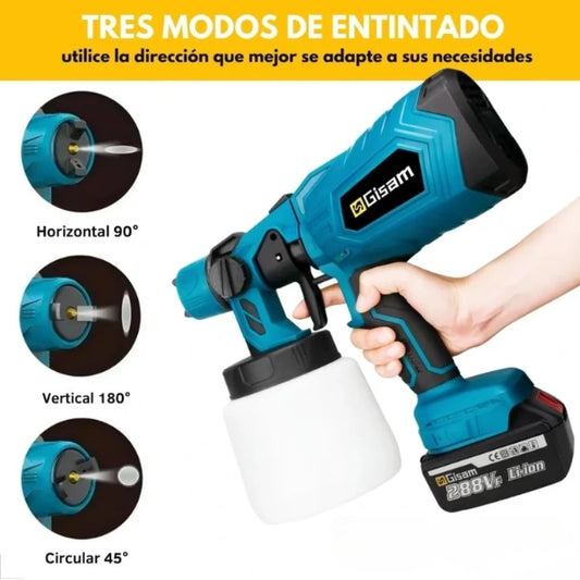 SprayMaster PRO™ - Pistola Pulverizadora Inalámbrica Profesional