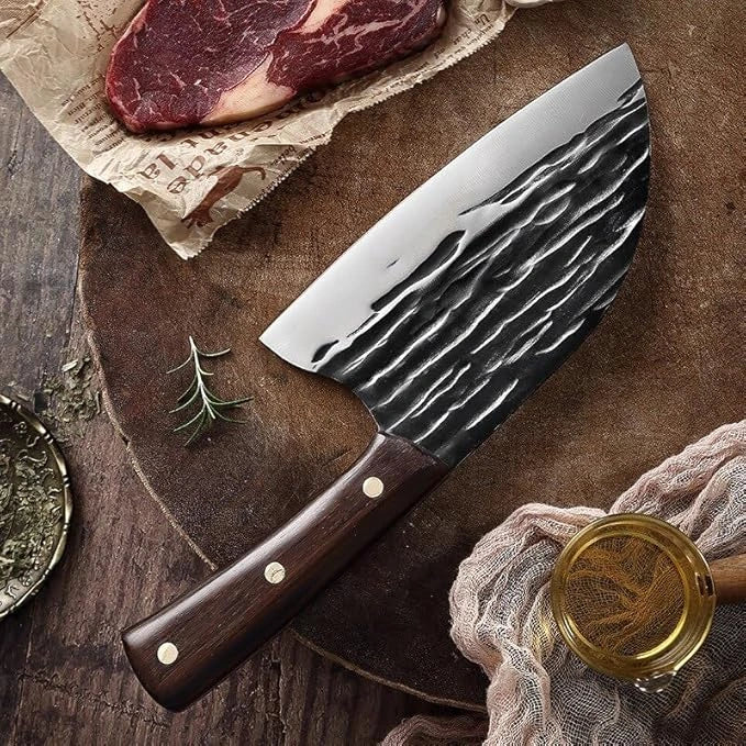 Cuchillo Japones Chef-Ku – Acero de Alta Precisión para Carne Asada y Parrilladas