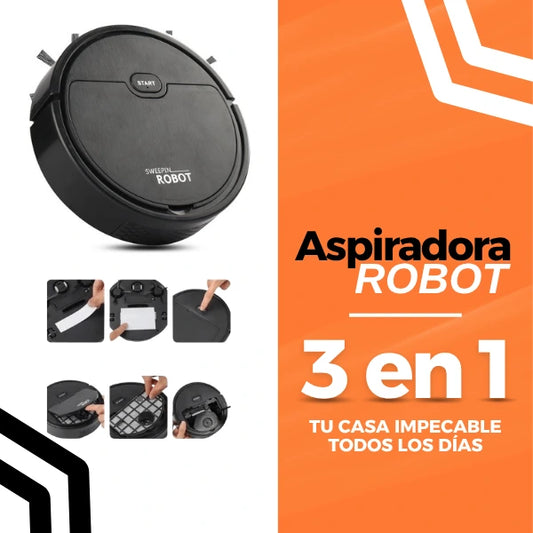 Robot Aspirador 3 en 1 Potente