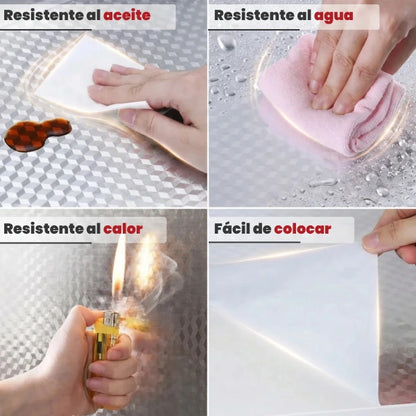 MaxProtec Inox™ - Adhesivo de Cocina Premium