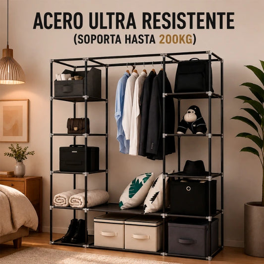 Closet Plegable Multiuso + Robot Aspirador 3 en 1