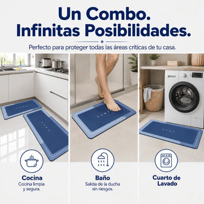 Combo 2x1 Tapetes Antideslizantes y Absorbente