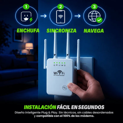 Repetidor y Amplificador Señal Wifi