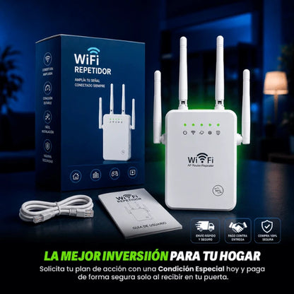 Repetidor y Amplificador Señal Wifi