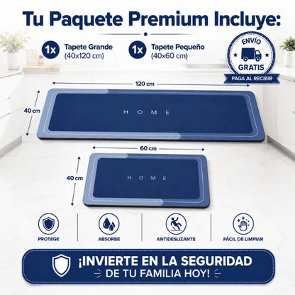 Combo 2x1 Tapetes Antideslizantes y Absorbente