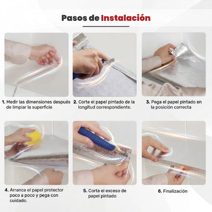 MaxProtec Inox™ - Adhesivo de Cocina Premium