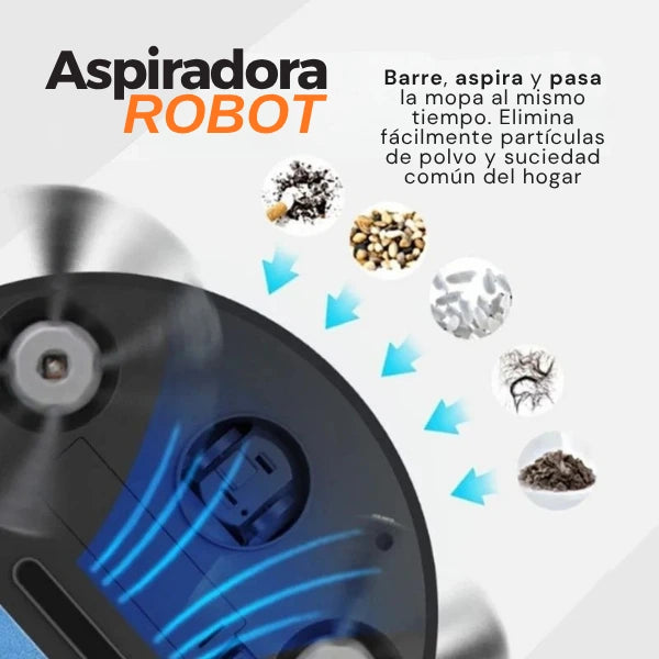 Robot Aspirador 3 en 1 Potente