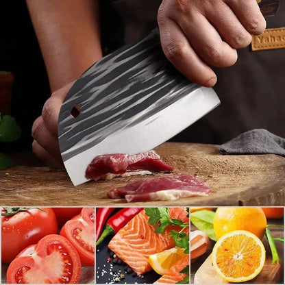 Cuchillo Japones Chef-Ku – Acero de Alta Precisión para Carne Asada y Parrilladas