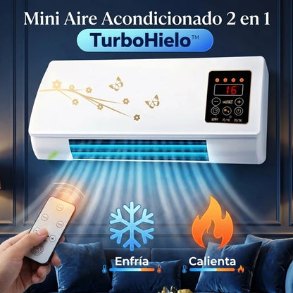 TurboHielo Max - Aire Acondicionado Portátil 2 en 1
