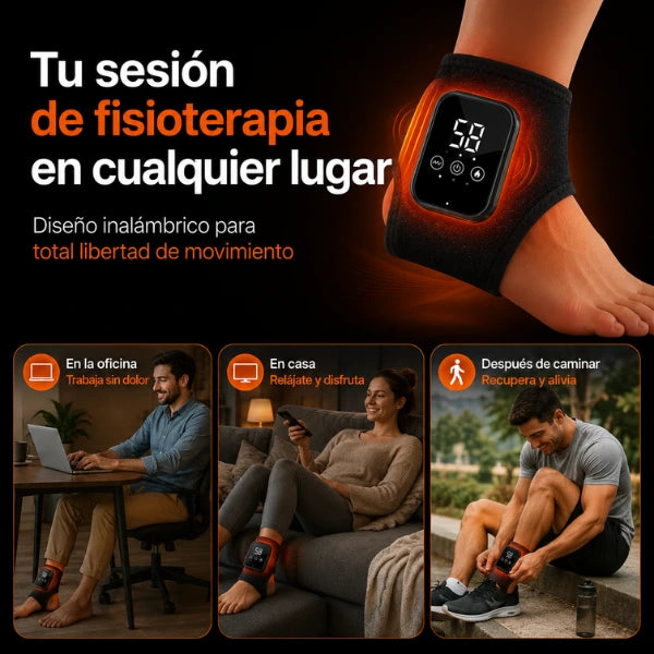 ThermoFit™ - Alivio Terapéutico con Calor y Masaje para tus Tobillos